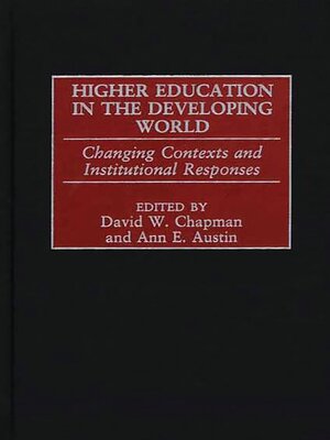 cover image of Higher Education in the Developing World